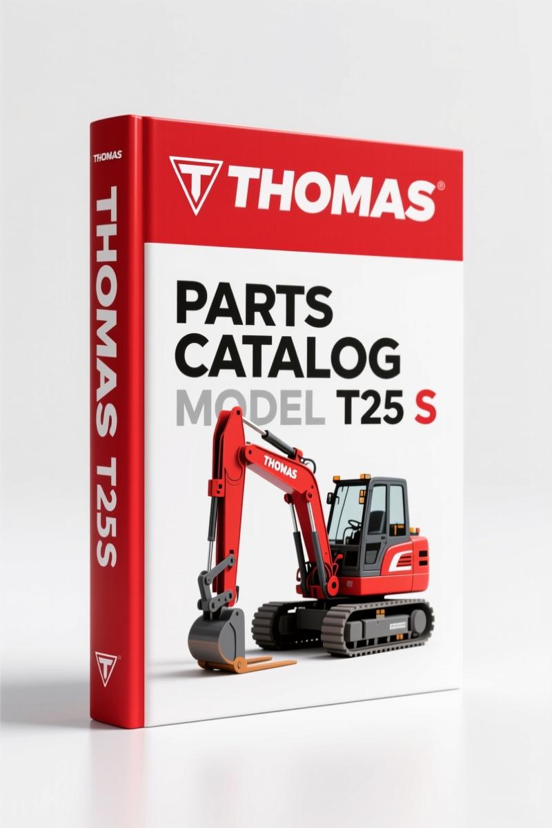 Thomas T25 S 1998 Parts Catalog – OEM Part Numbers for Mini-Excavator
