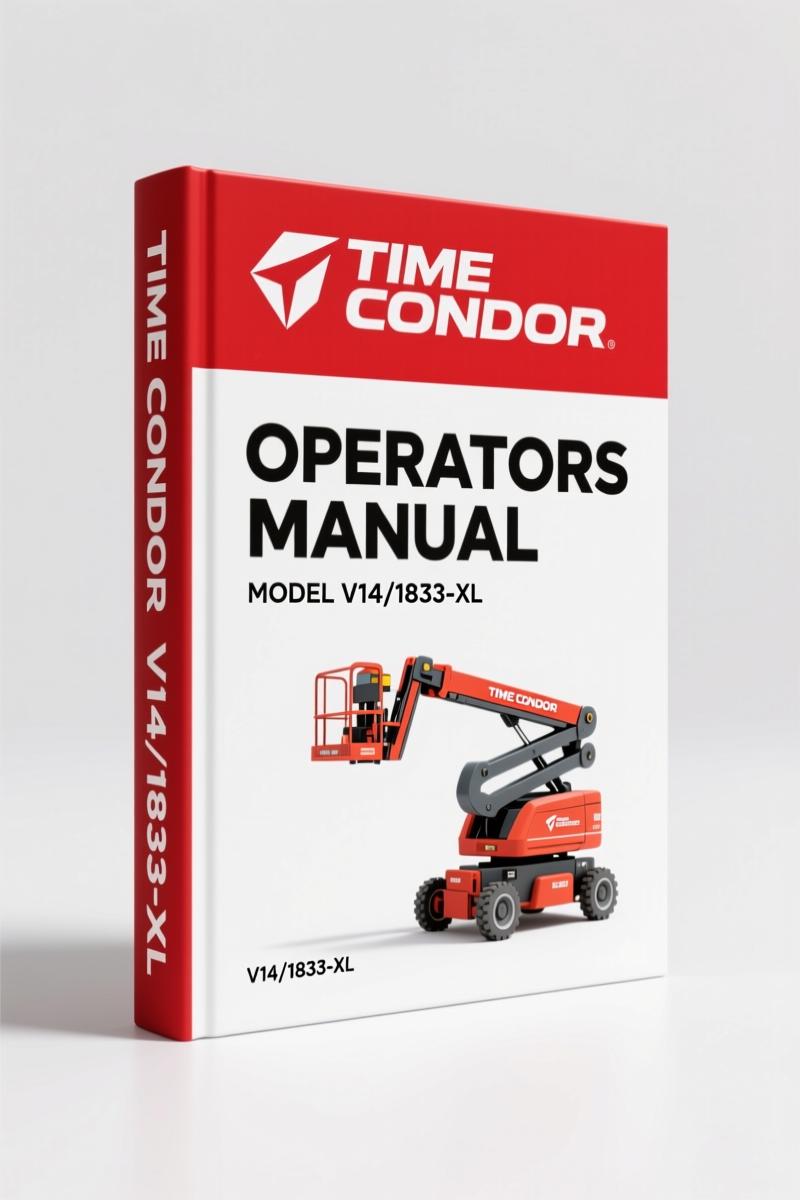 TIME Condor V14/1833-XL 1998 Operators Manual | OEM Specs