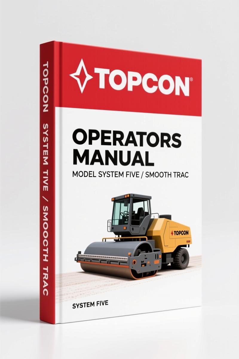 Topcon System Five, Smooth Trac 2004 Operators Manual – OEM Specs