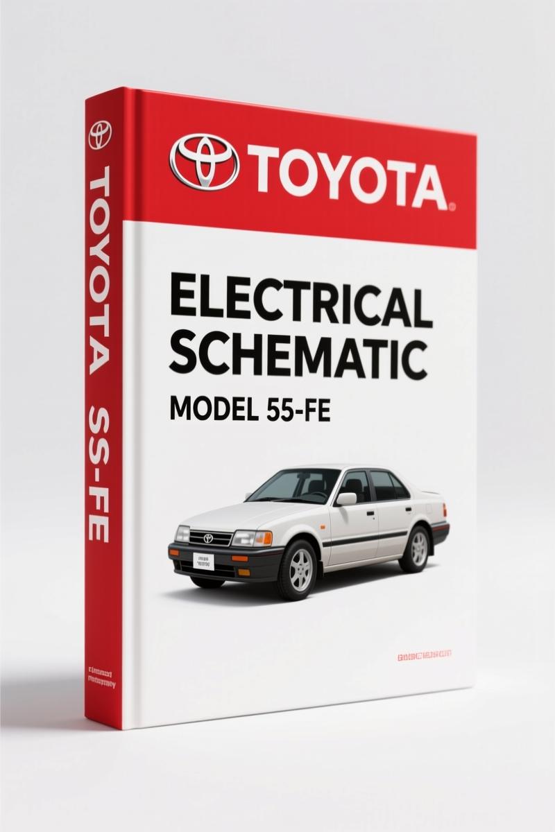 Toyota 5S-FE electrical schematic manual cover showing charging circuit diagram and 48 page count