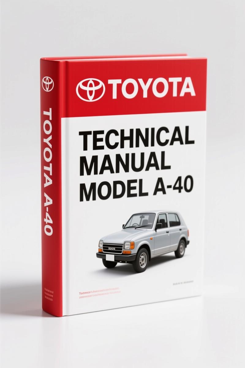 Toyota A-40 Technical Manual cover - 104-page ATSG automatic transmission service guide