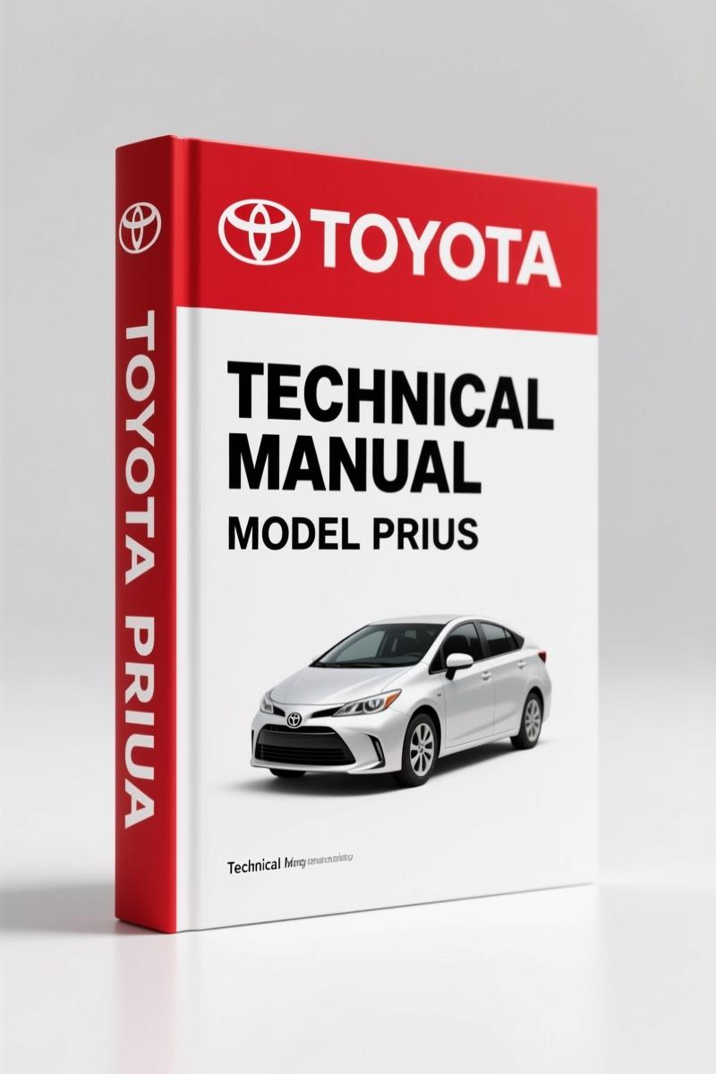 Toyota Prius Technical Manual page showing fuel bladder diagram – 18-page factory document for hybrid diagnosis