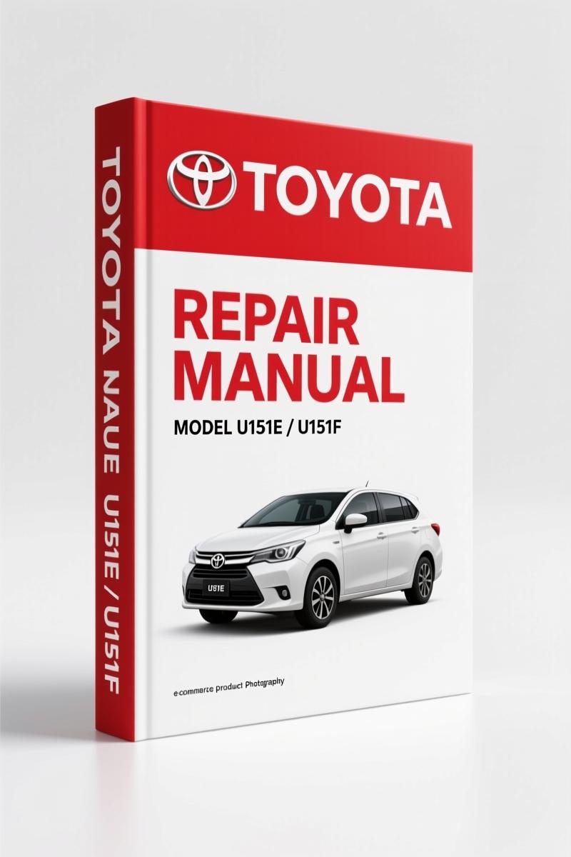 Toyota U151E, U151F Repair Manual – Factory OEM Automatic Transaxle Service Data