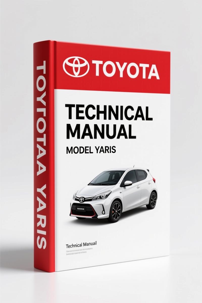 2001 Toyota Yaris 1.0L technical manual cover