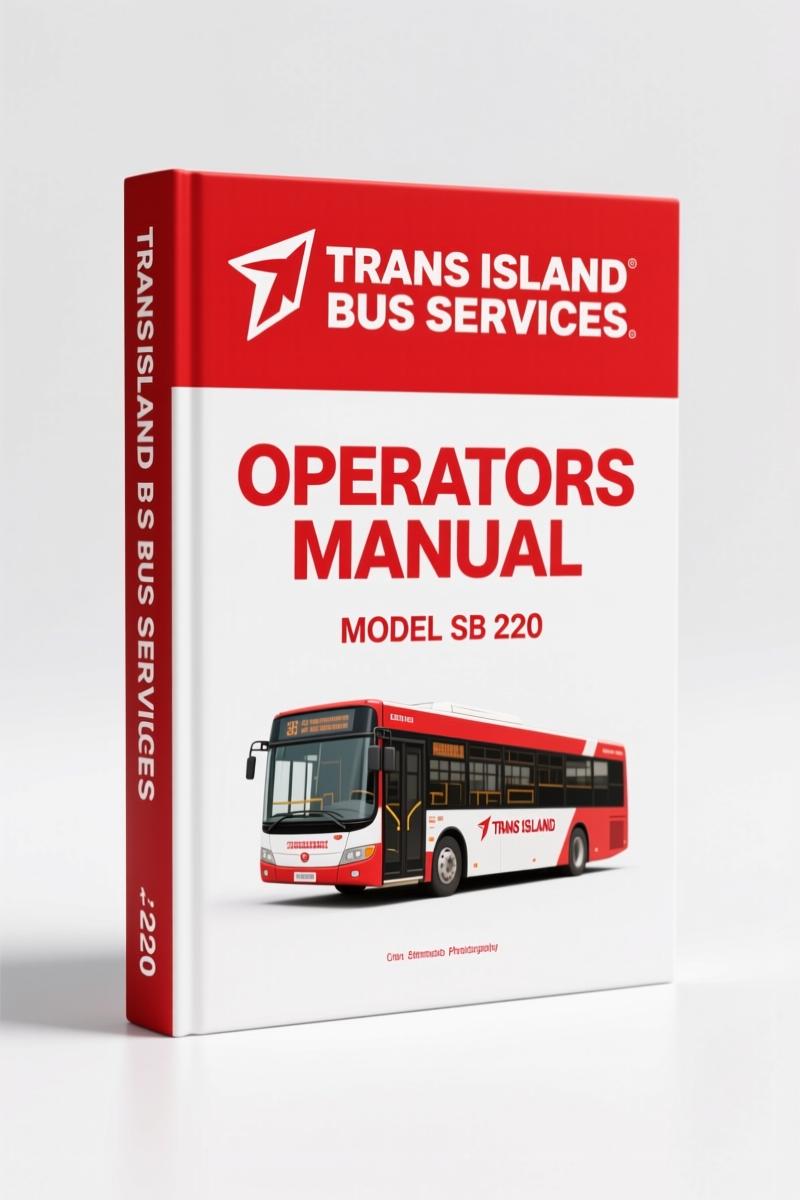 Trans Island BUS Services SB 220 1995 Operators Manual – OEM Specs
