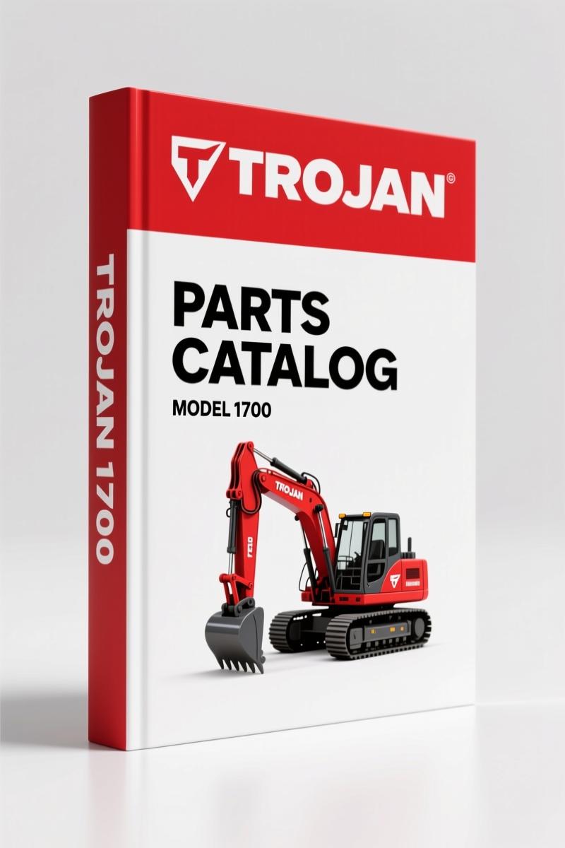 Trojan 1700 1973 Parts Catalog – OEM Parts Manual for Construction Equipment
