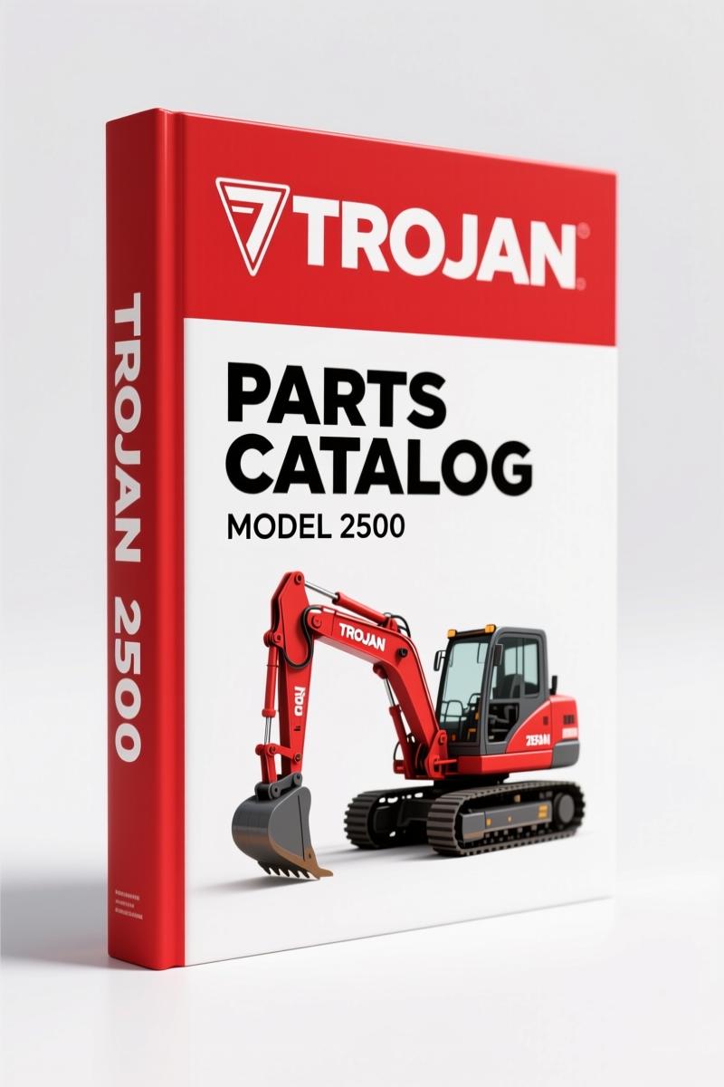 Trojan 2500 1981 Parts Catalog – Factory Parts Manual for Model 2500 Loader