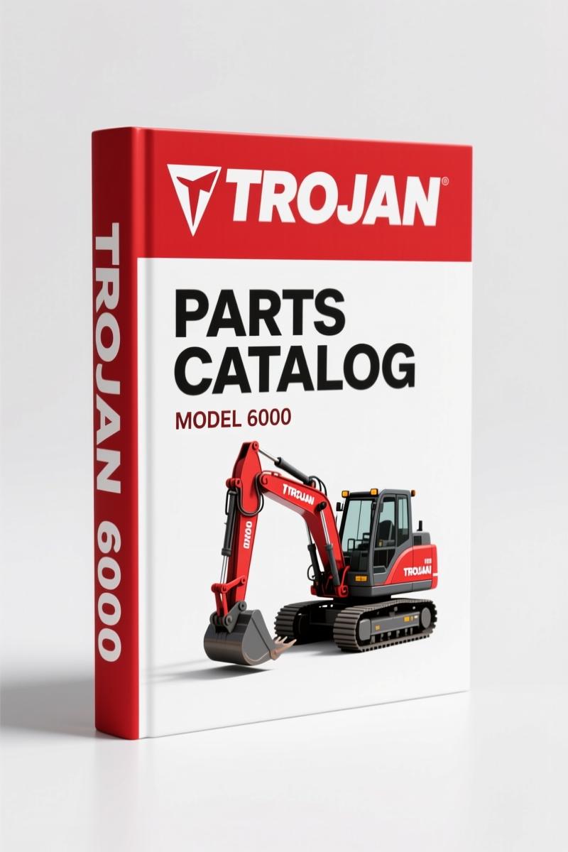 Trojan 6000 1975 Parts Catalog – OEM Parts Manual for Tractor Shovel