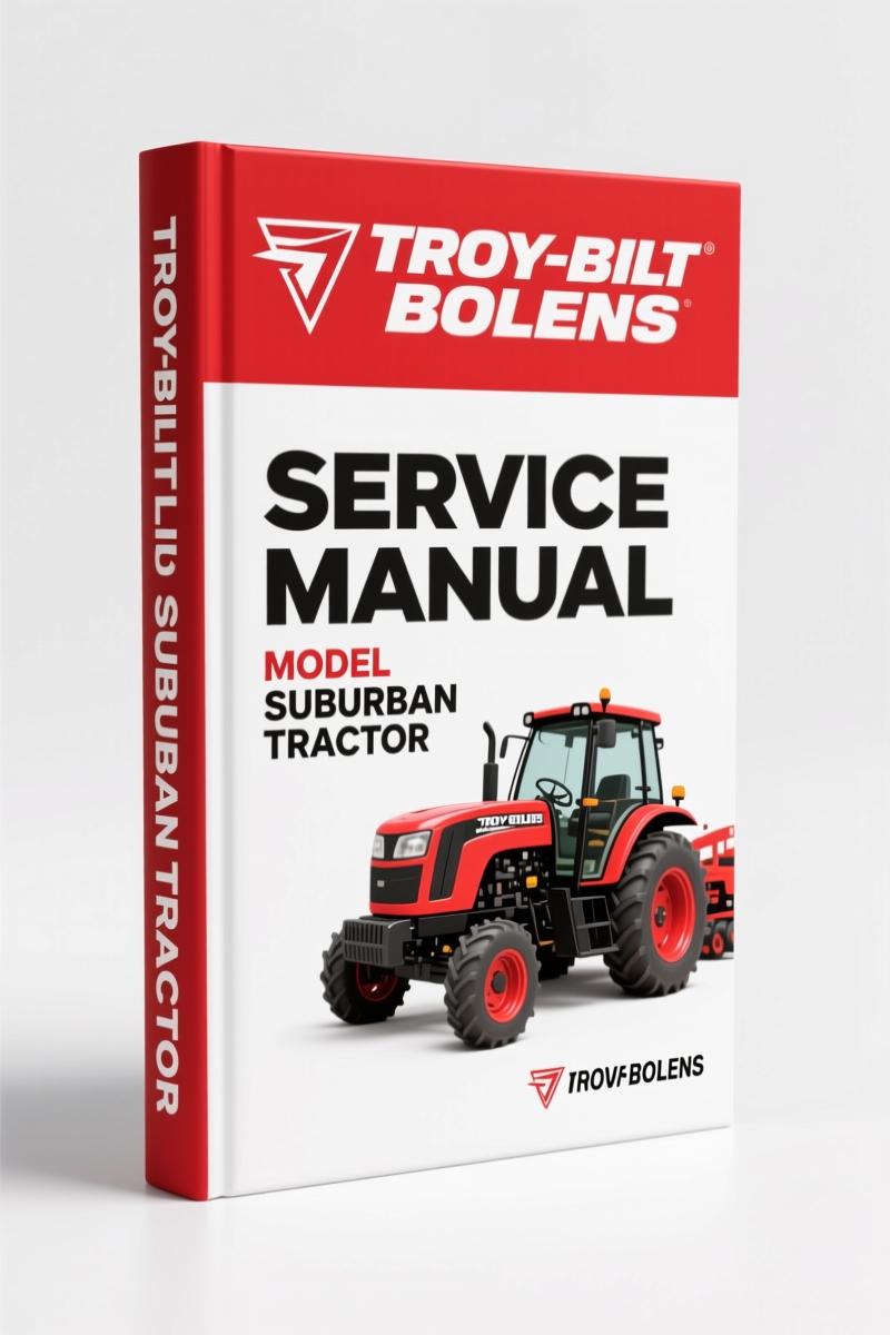 Troy-bilt Bolens Suburban Tractor 1994 Service Manual – Factory Repair Data