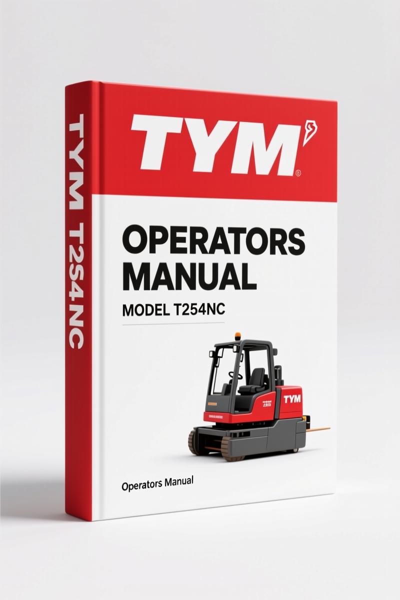 TYM T254NC, T254 Operators Manual – Factory Specs & Operation Guide