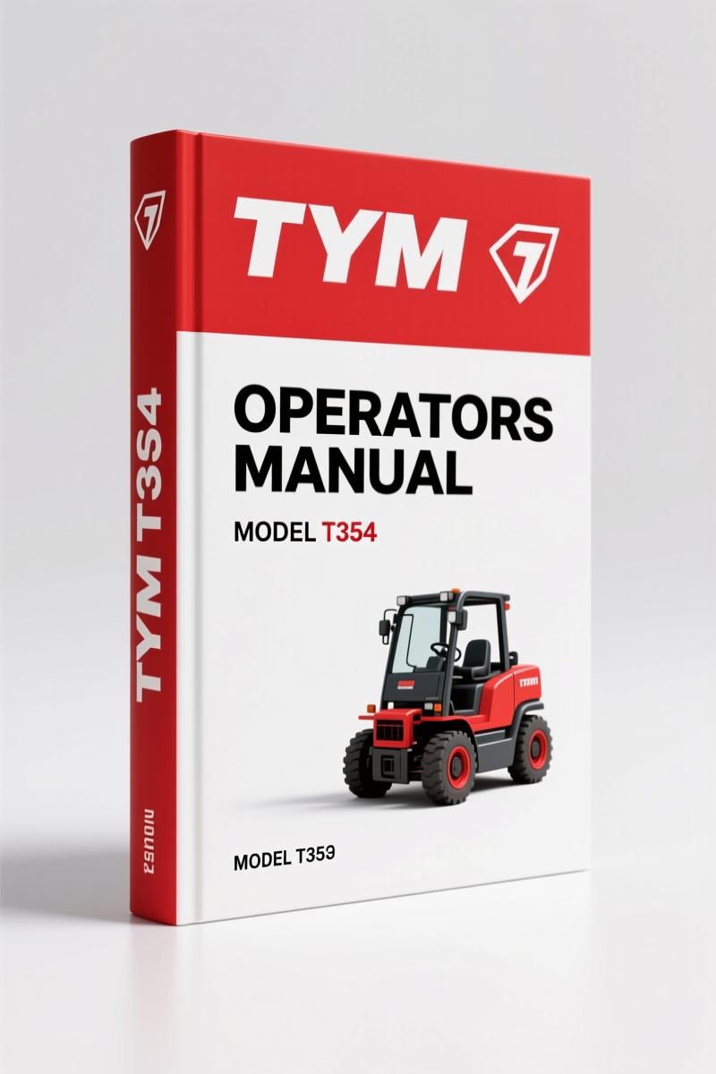 TYM T354 Operators Manual – Factory Specs for Tractor Operation