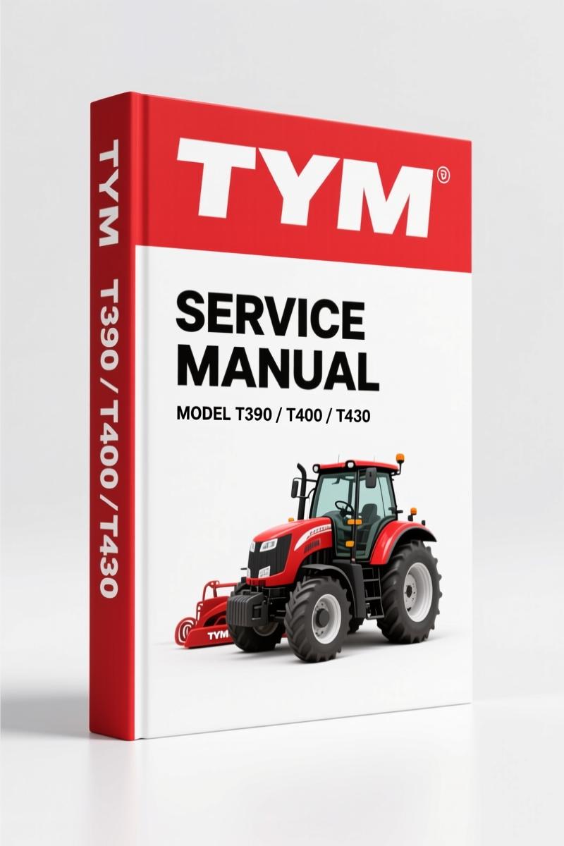 TYM T430, T450, T390, T400 Service Manual – 301 Pages of Factory Specs