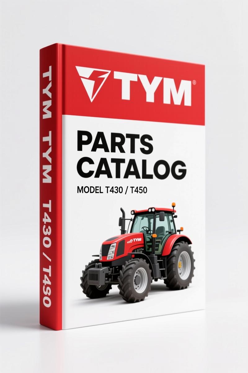 TYM T430, T450 Parts Catalog – 270 Pages of OEM Exploded Diagrams