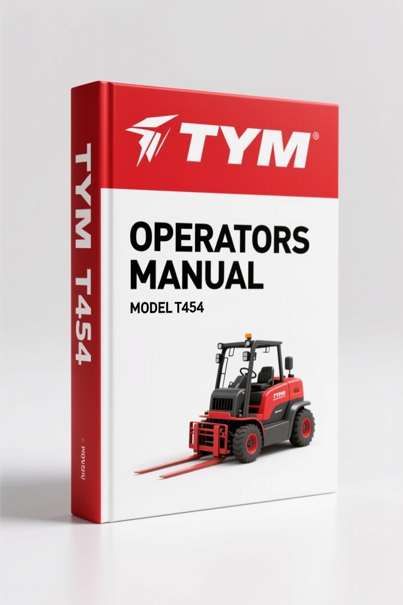 TYM T454, T554 Operators Manual – Factory Operating Procedures & Emissions Compliance