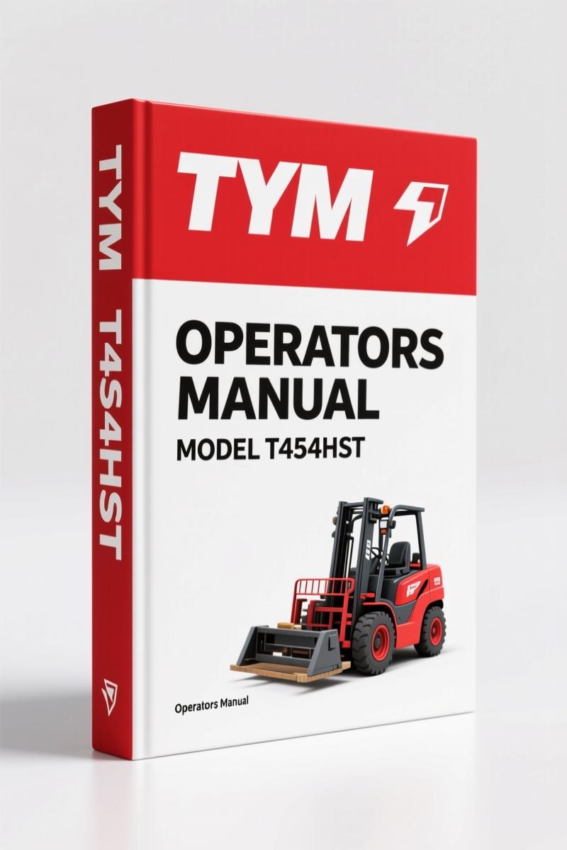 TYM T454HST, T554HST Operators Manual – Factory Specs & Operating Procedures