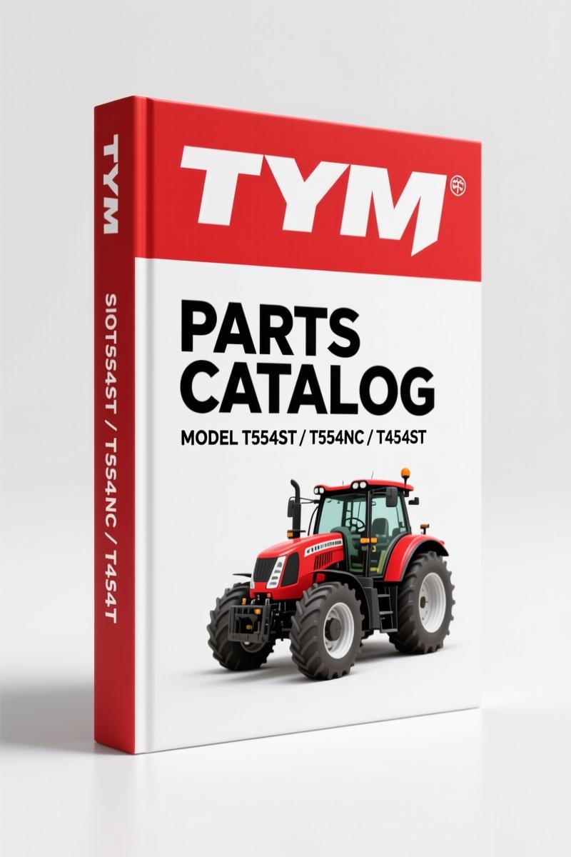 TYM T554ST, T554NC, T454ST, T454NC 2014 Parts Catalog