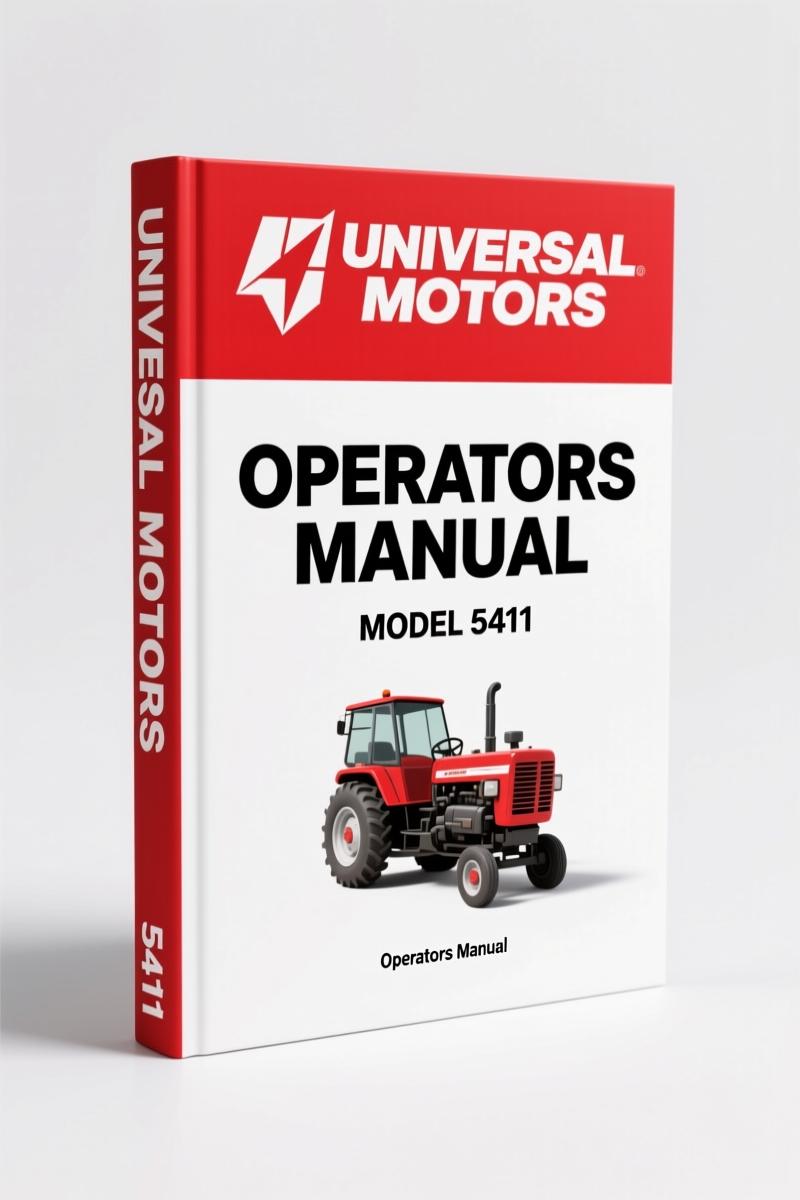 Universal Motors 5411, 5416, 5424, 5432 Operators Manual – OEM Specs