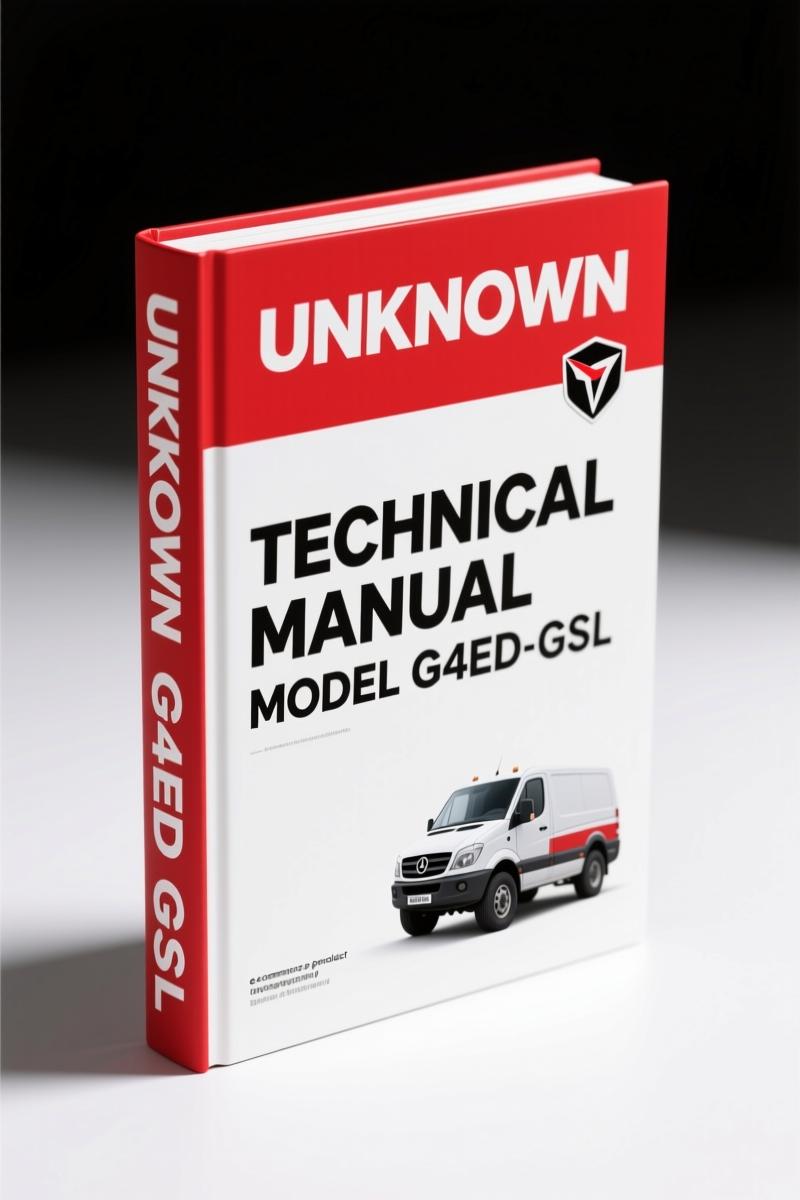 Unknown G4ED-GSL Technical Manual – 40 Pages Engine Electrical System