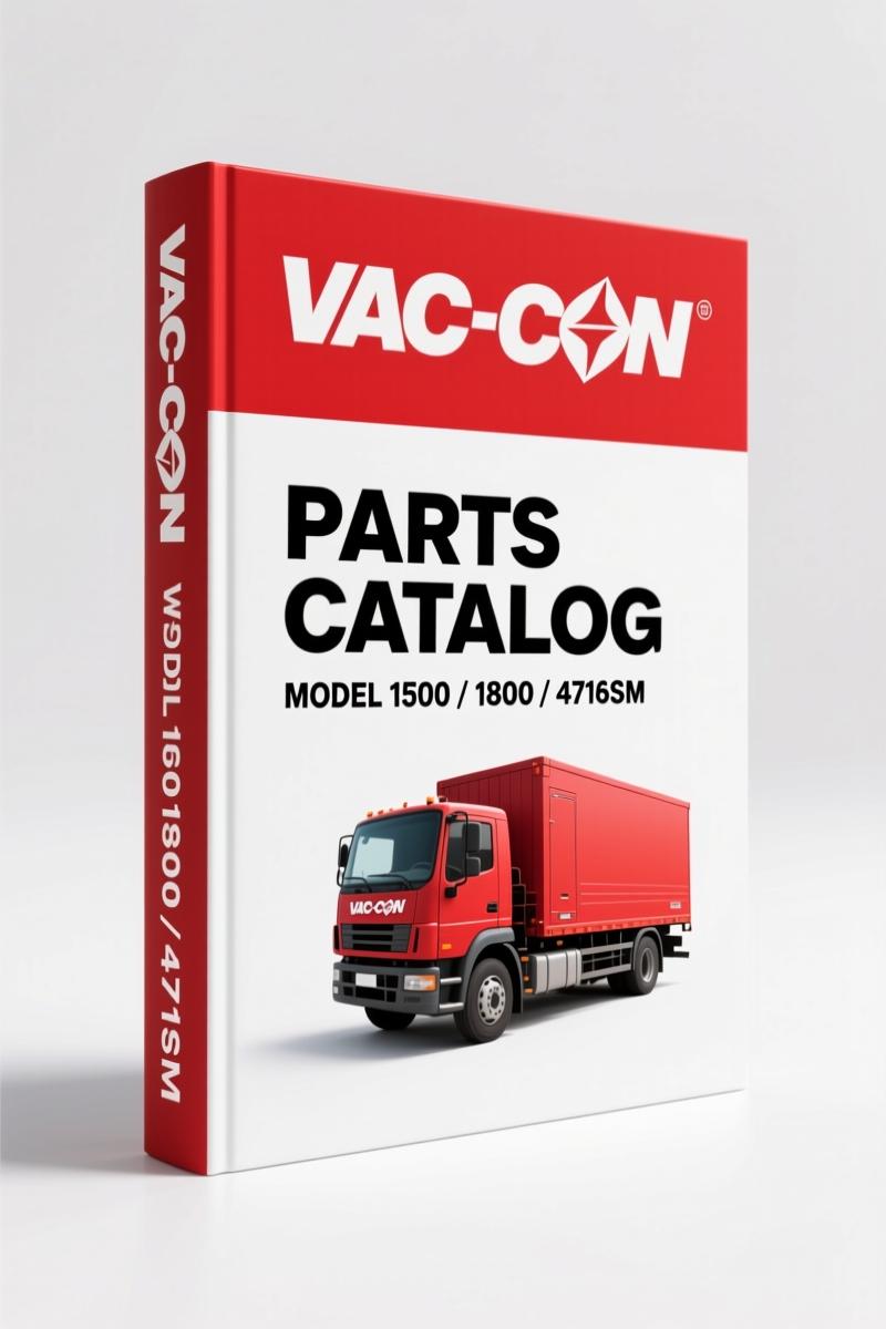 Vac-con 1500, 1800, 4716SM, 2574 1999 Parts Catalog – OEM Specs