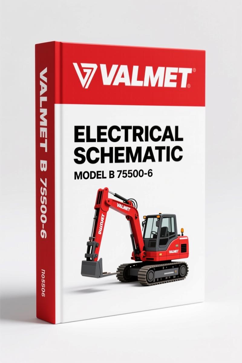 Valmet B 75500-6 Electrical Schematic – OEM Wiring Diagram Manual