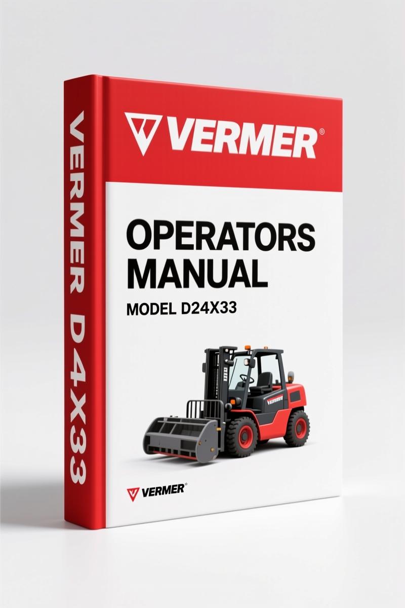 Vermeer D24x33 2001 Operators Manual – 163-Page OEM Drill Guide