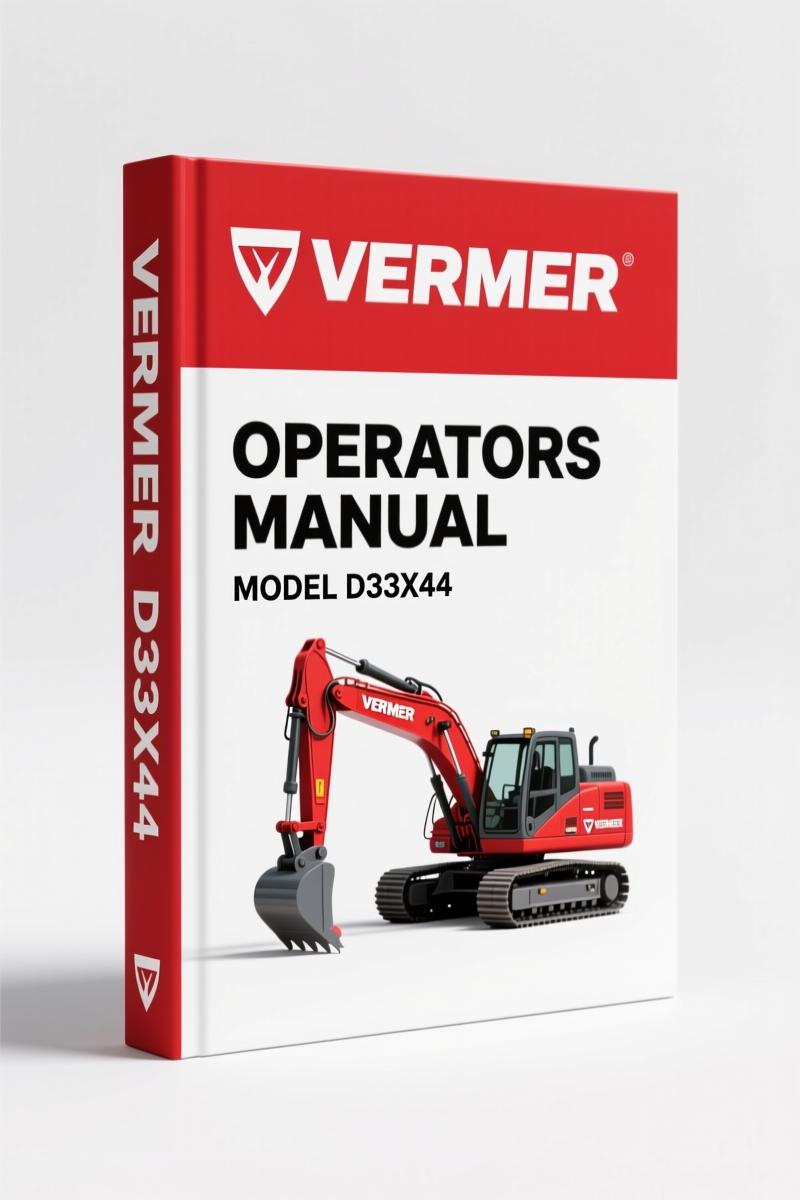 Vermeer D33x44 1999 Operators Manual – 151-Page OEM Specs