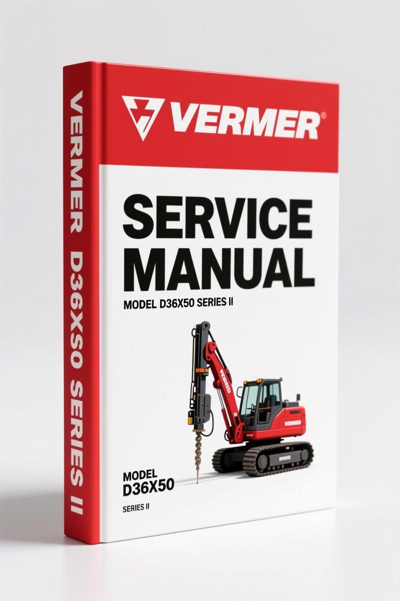 Vermeer D36x50 Series II Service Manual – 640-Page OEM Repair Specs