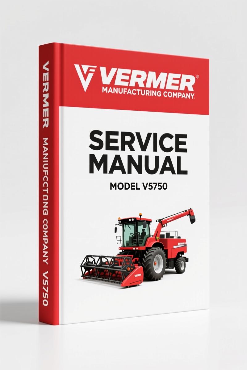 Vermeer Manufacturing V5750 Service Manual – OEM Maintenance Specs