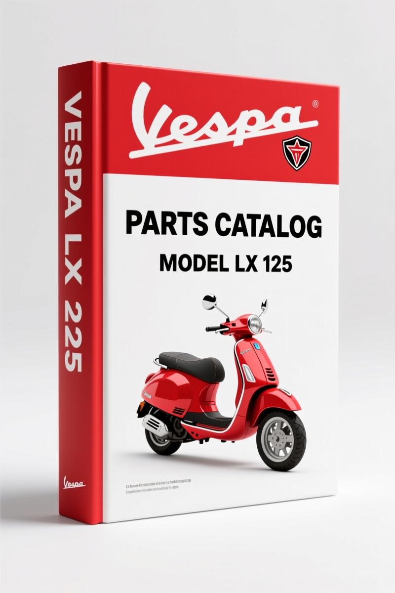 Vespa LX 125 2009 Parts Catalog – Factory OEM Part Numbers