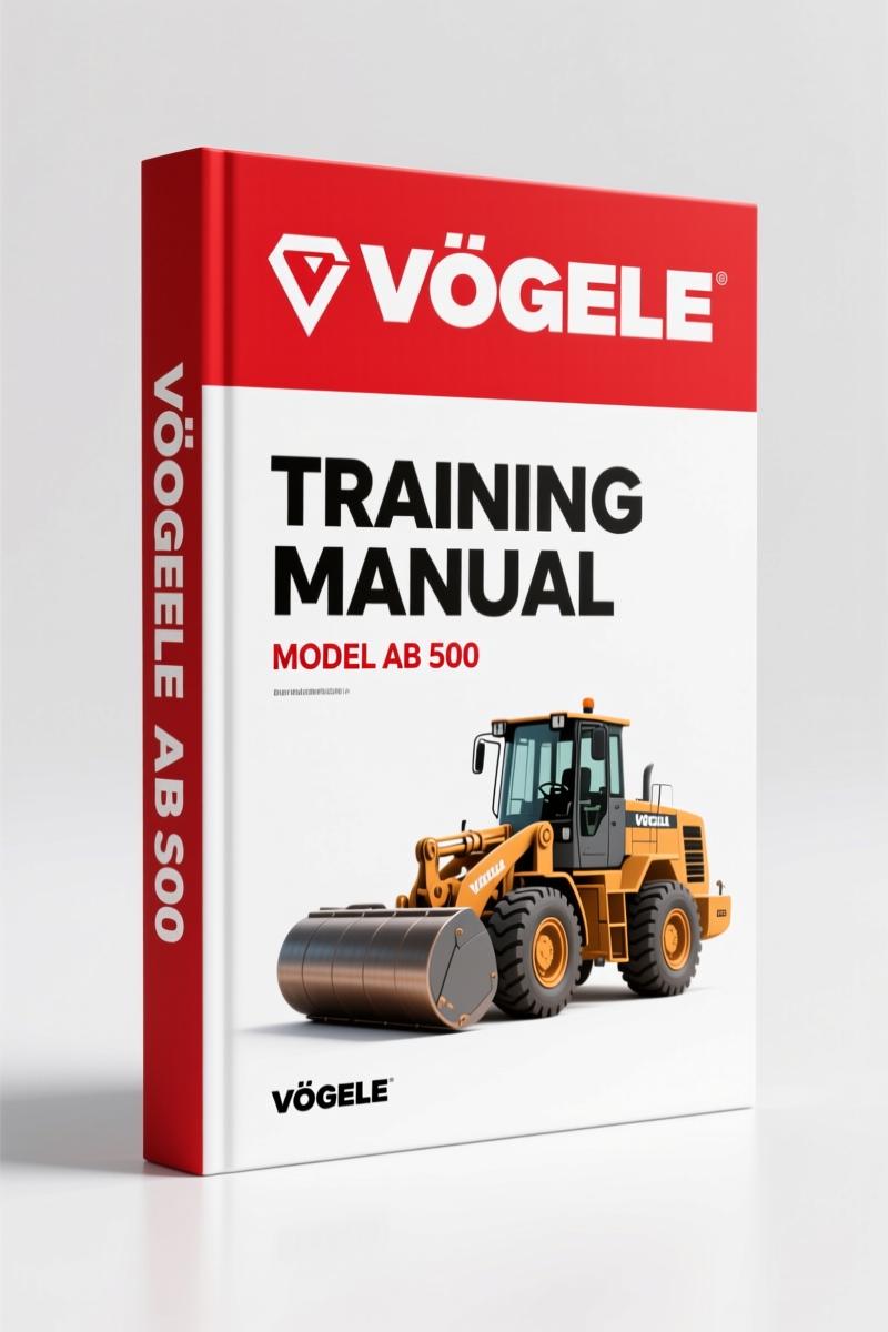 Vögele AB 500 Training Manual – 152-Page OEM Schematics & Specs