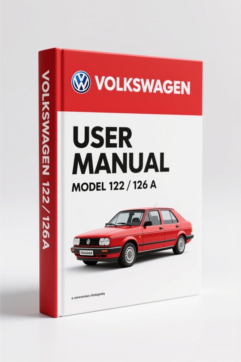 Volkswagen 122, 126 A 1969 User Manual – Factory Industrial Engine Specs