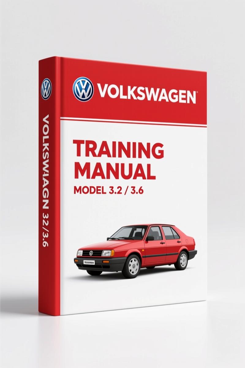 Volkswagen 3.2, 3.6 2006 Training Manual – Factory Specs
