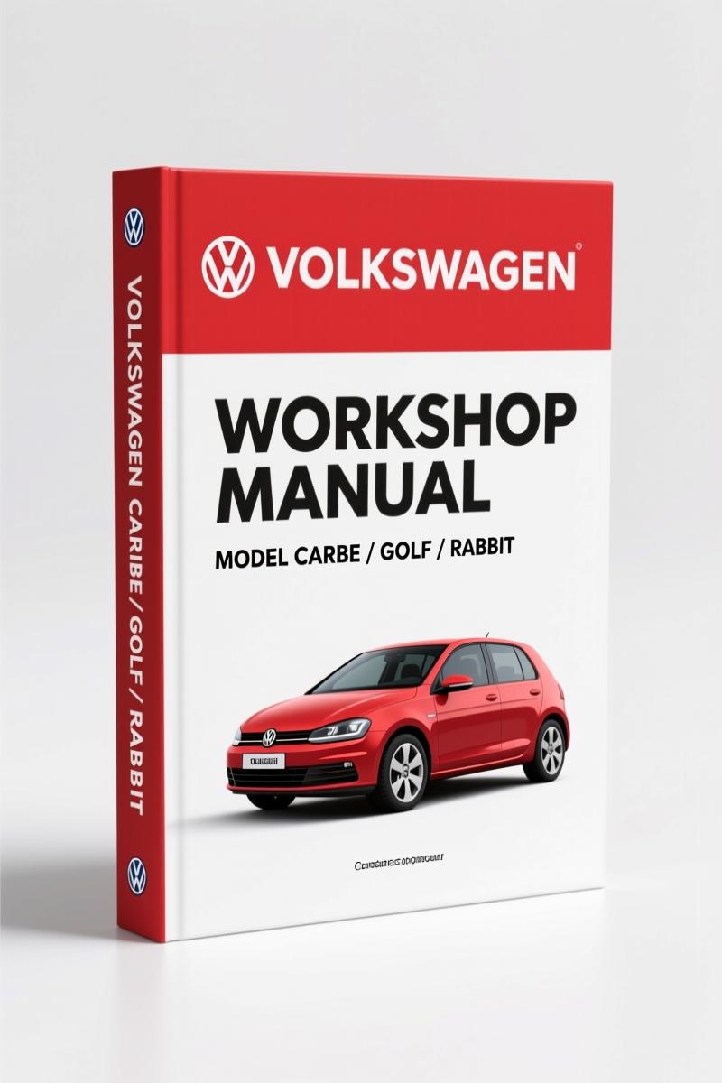 Volkswagen Golf, Caribe, Rabbit Workshop Manual – 97-Page OEM Spec