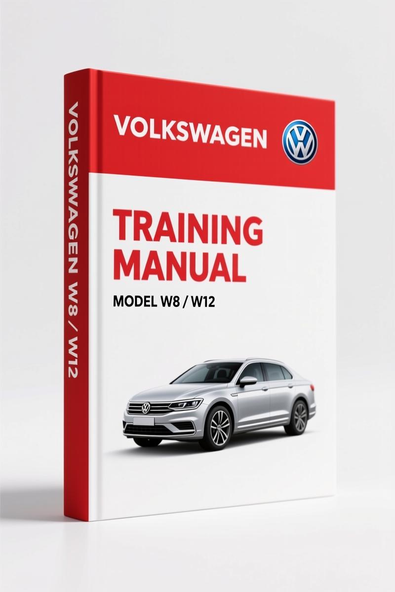 Volkswagen W8, W12 Training Manual – Factory Engine Mechanicals