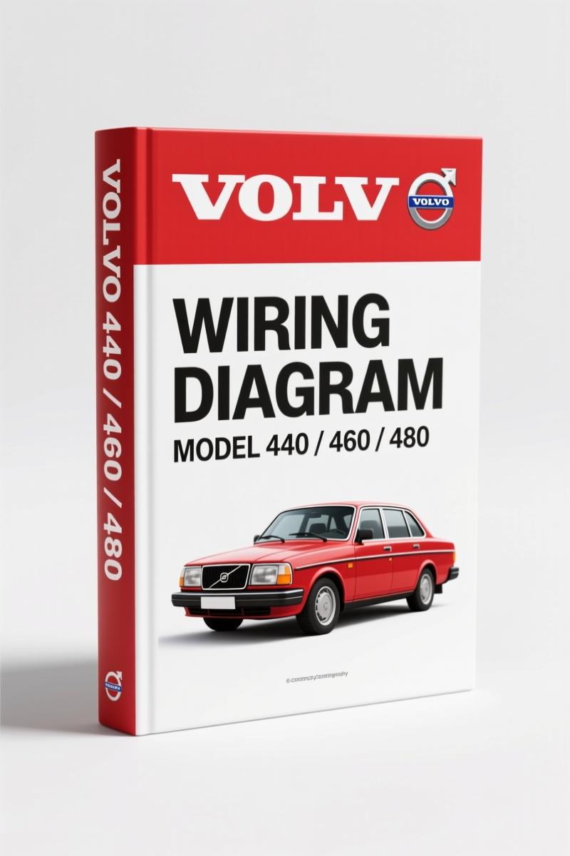 Volvo Penta 440, 460, 480 1991 Wiring Diagram – Factory Spec