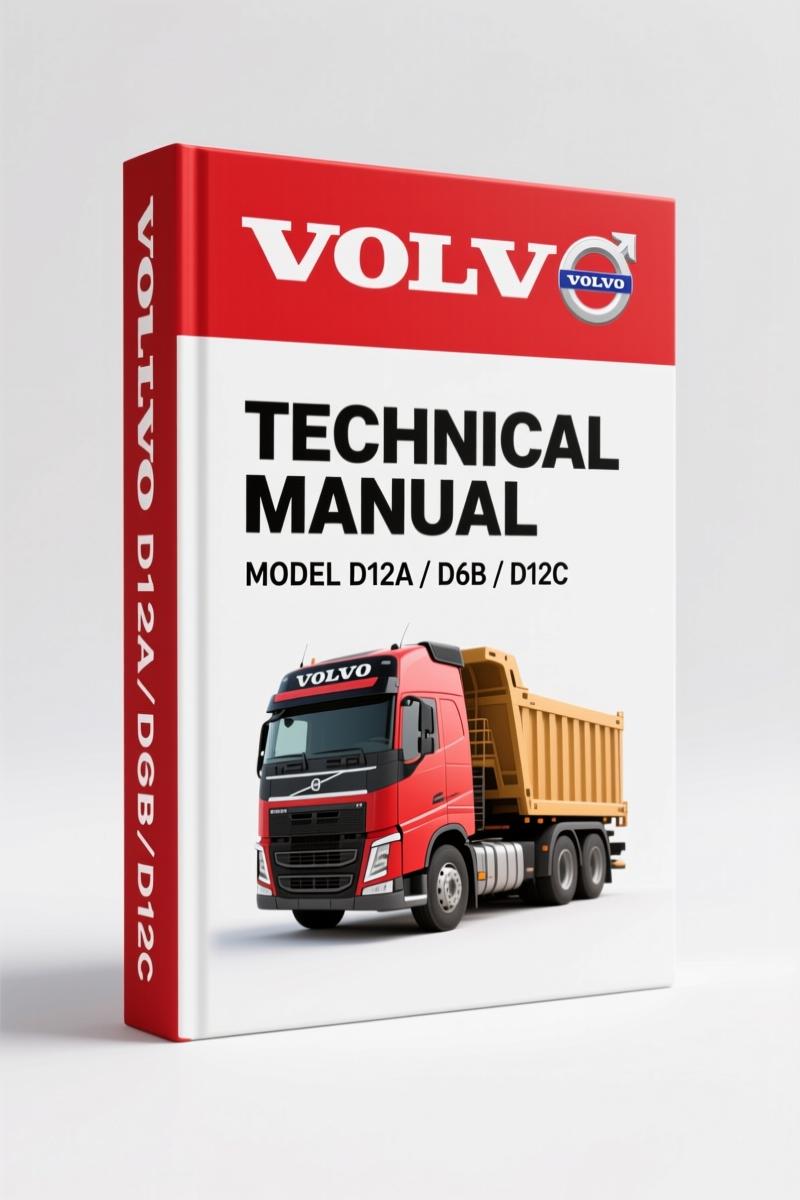 Volvo Penta D12A, D6B, D12C Technical Manual – 23-Page Factory Abbreviation Reference
