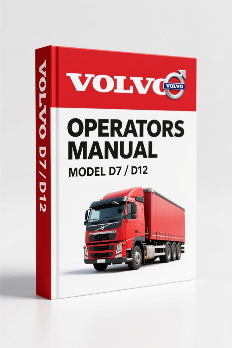 Volvo Penta D7, D12 2001 Operators Manual – Factory Specs for Fleet Operators