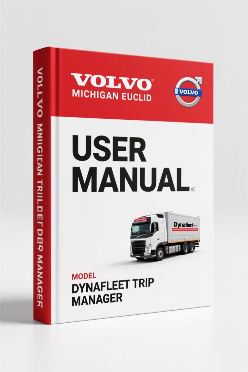 Volvo Michigan Euclid Dynafleet Trip Manager 2004 User Manual – Factory Spec