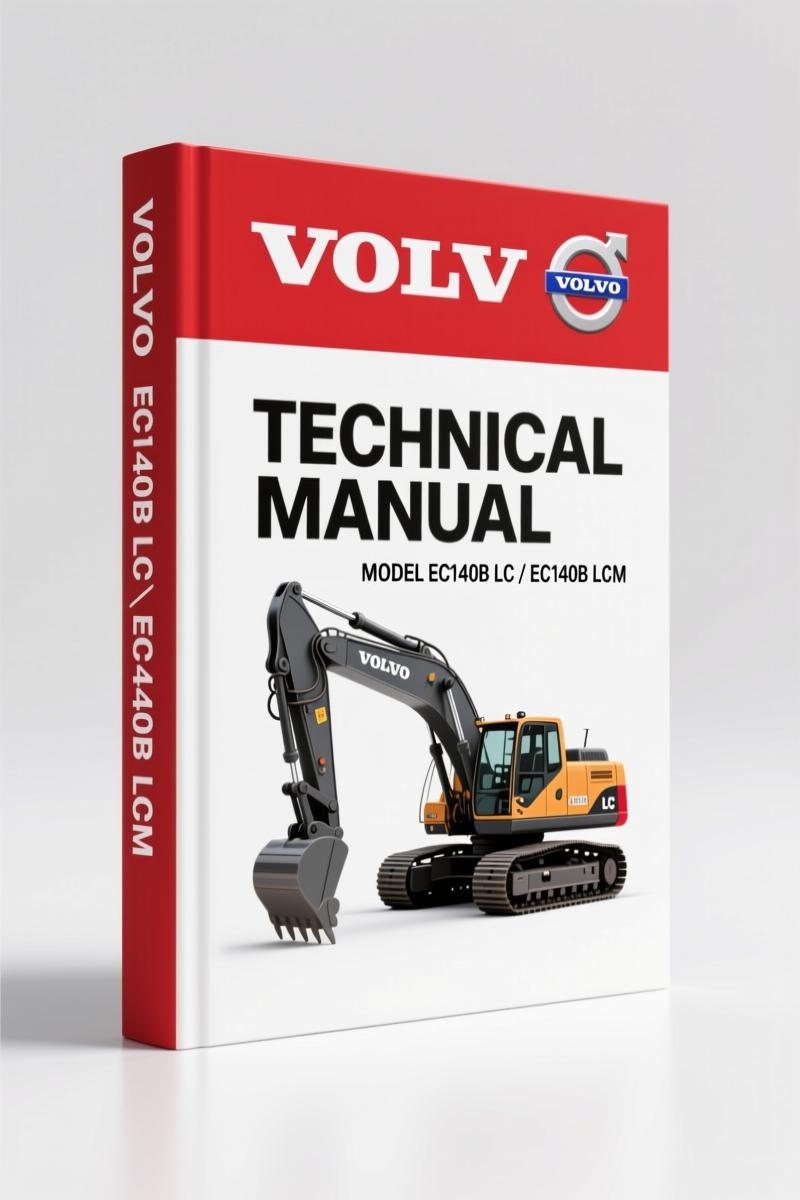 Volvo EC140B LC LCM Technical Manual – 24 Pages of Travel Motor Specs