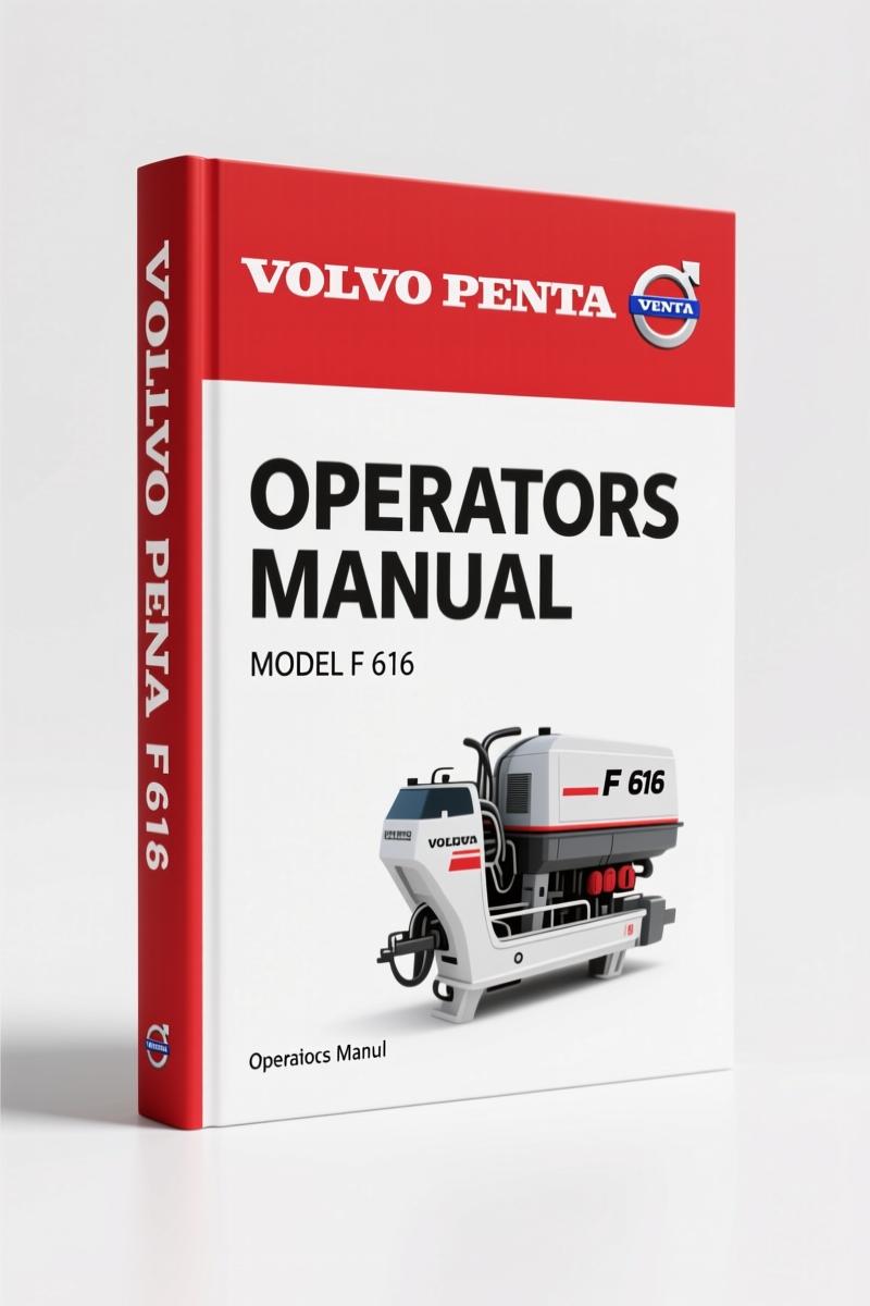 Volvo Penta F 616 Operators Manual – Factory Specs for Fleet Maintenance