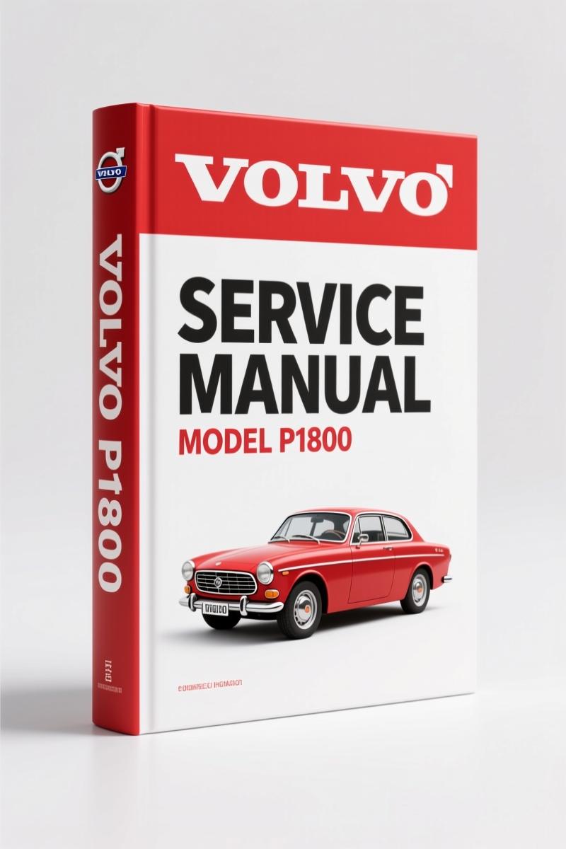 Volvo BM P1800 Service Manual – 220 Pages Factory OEM Specs