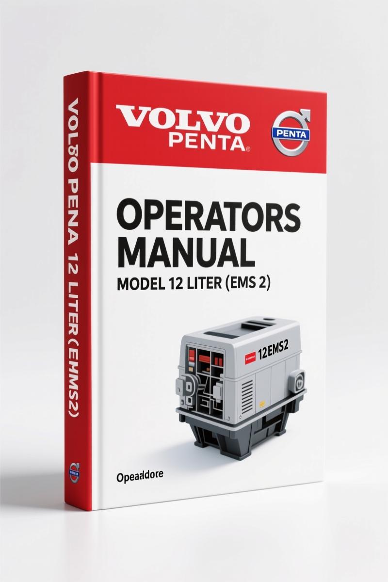Volvo Penta 12 liter (EMS 2) 2006 Operators Manual – Factory Specs