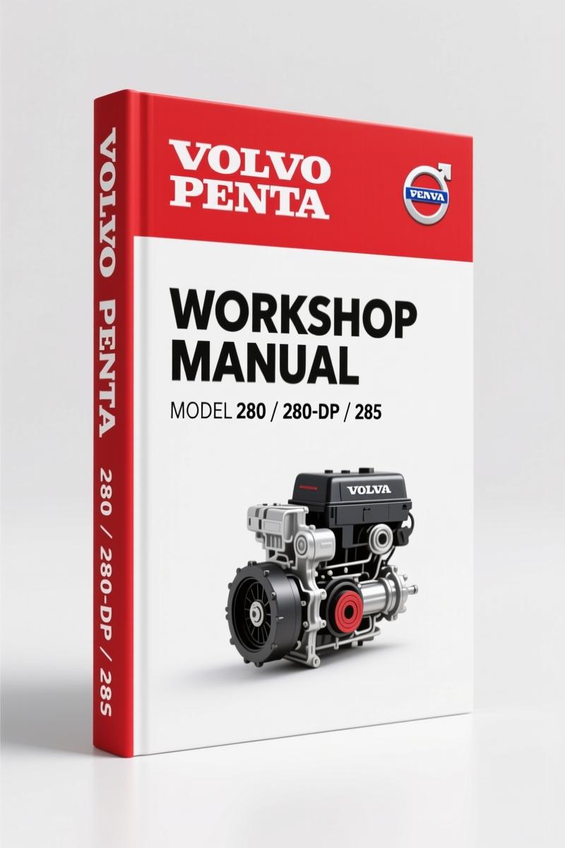 Volvo Penta 280, 280-DP, 285, 290, 290-DP Workshop Manual – 181 Pages