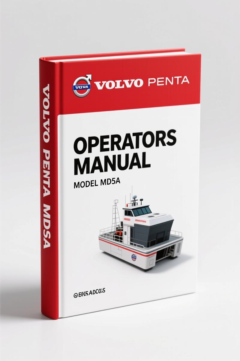 Volvo Penta MD5A 1975 Operators Manual – Factory Specs