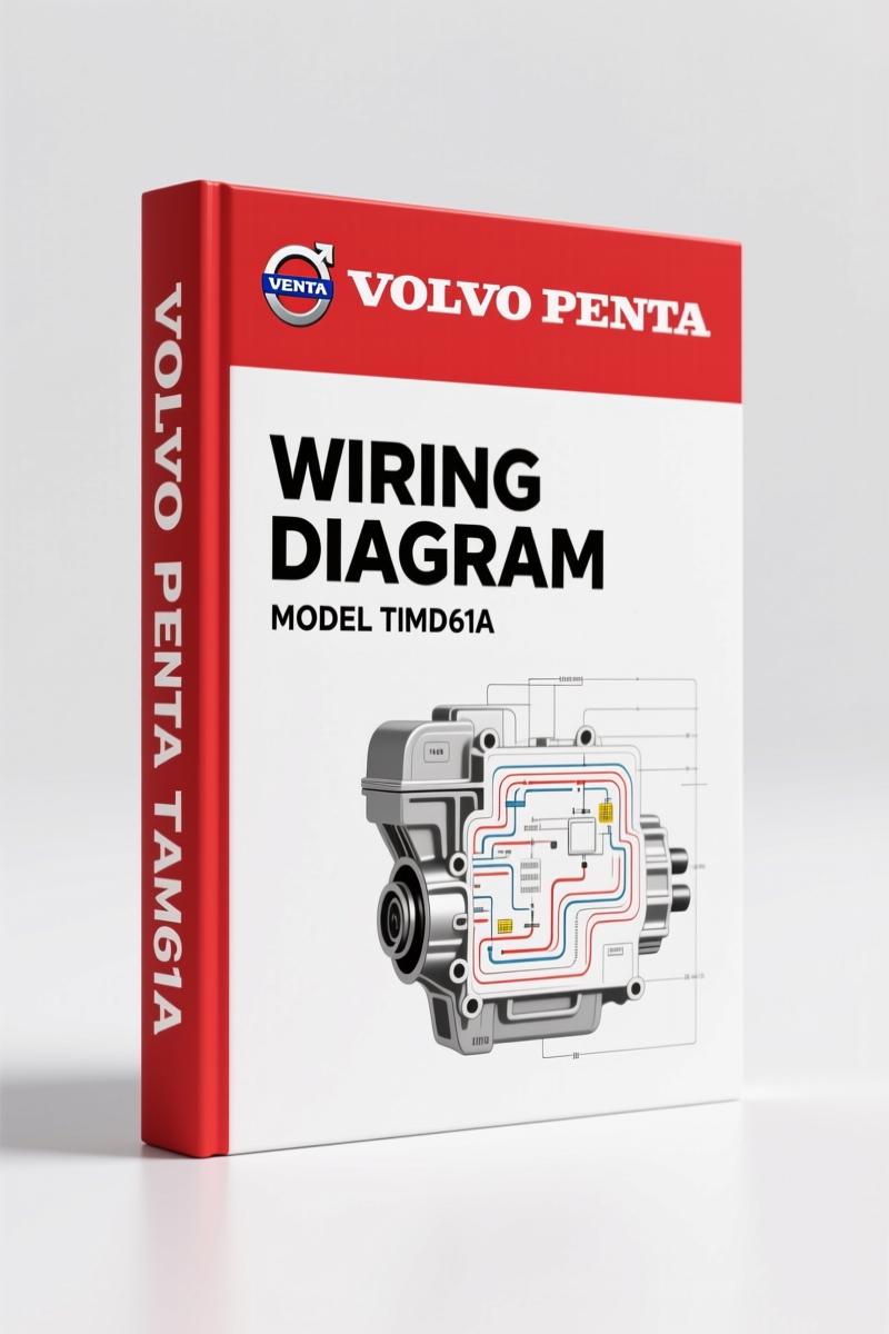 Volvo Penta TAMD61A, TAMD62A, TAMD63L-A, TAMD63P-A, TAMD71A Wiring Diagram – 52 Pages of Factory Electrical Schematics