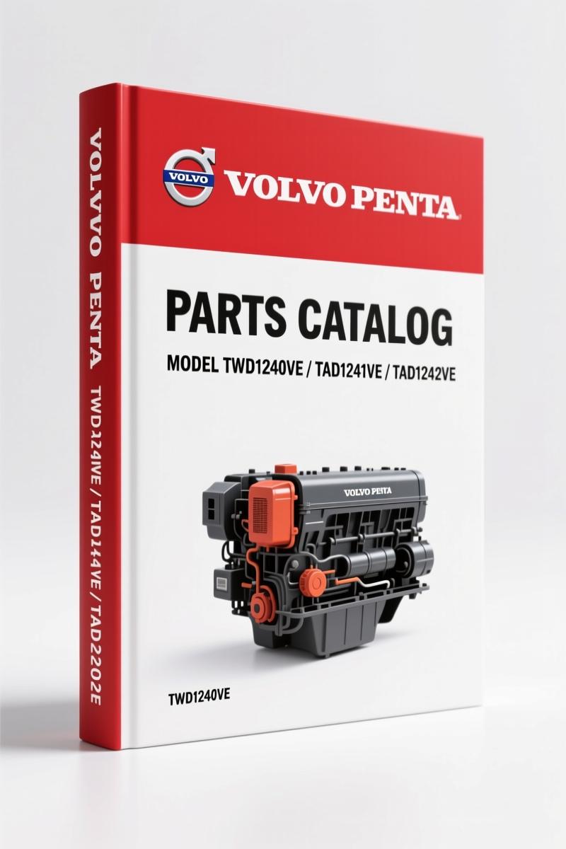 Volvo Penta TAD1241VE, TAD1242VE, TWD1240VE Parts Catalog – 237 Pages