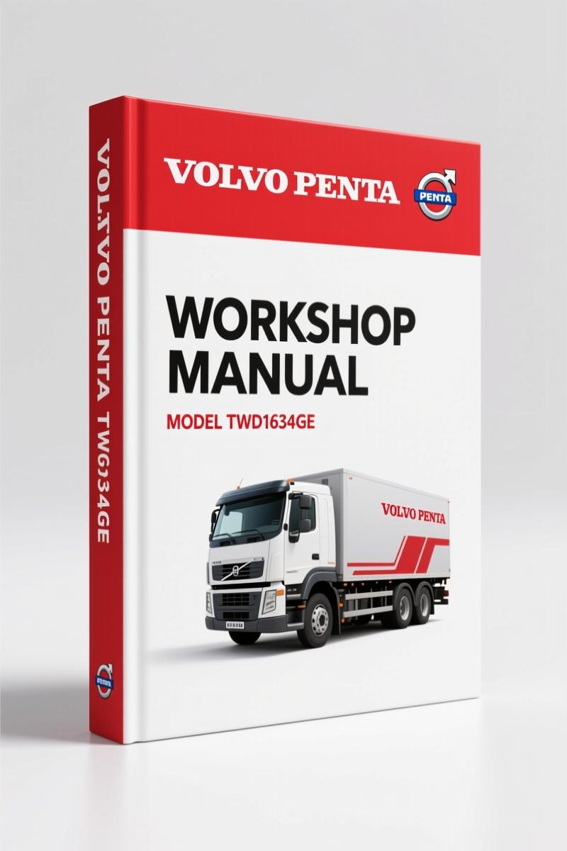 Volvo Penta TWD1634GE Workshop Manual – Factory Specs & Diagnostics