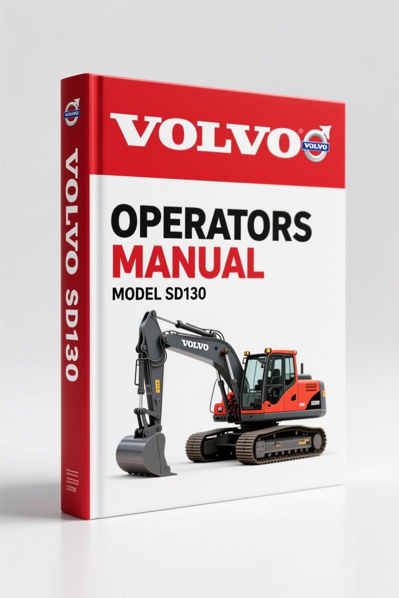 Volvo Penta SD130 2010 Operators Manual – Factory Specs & Pre-Operation