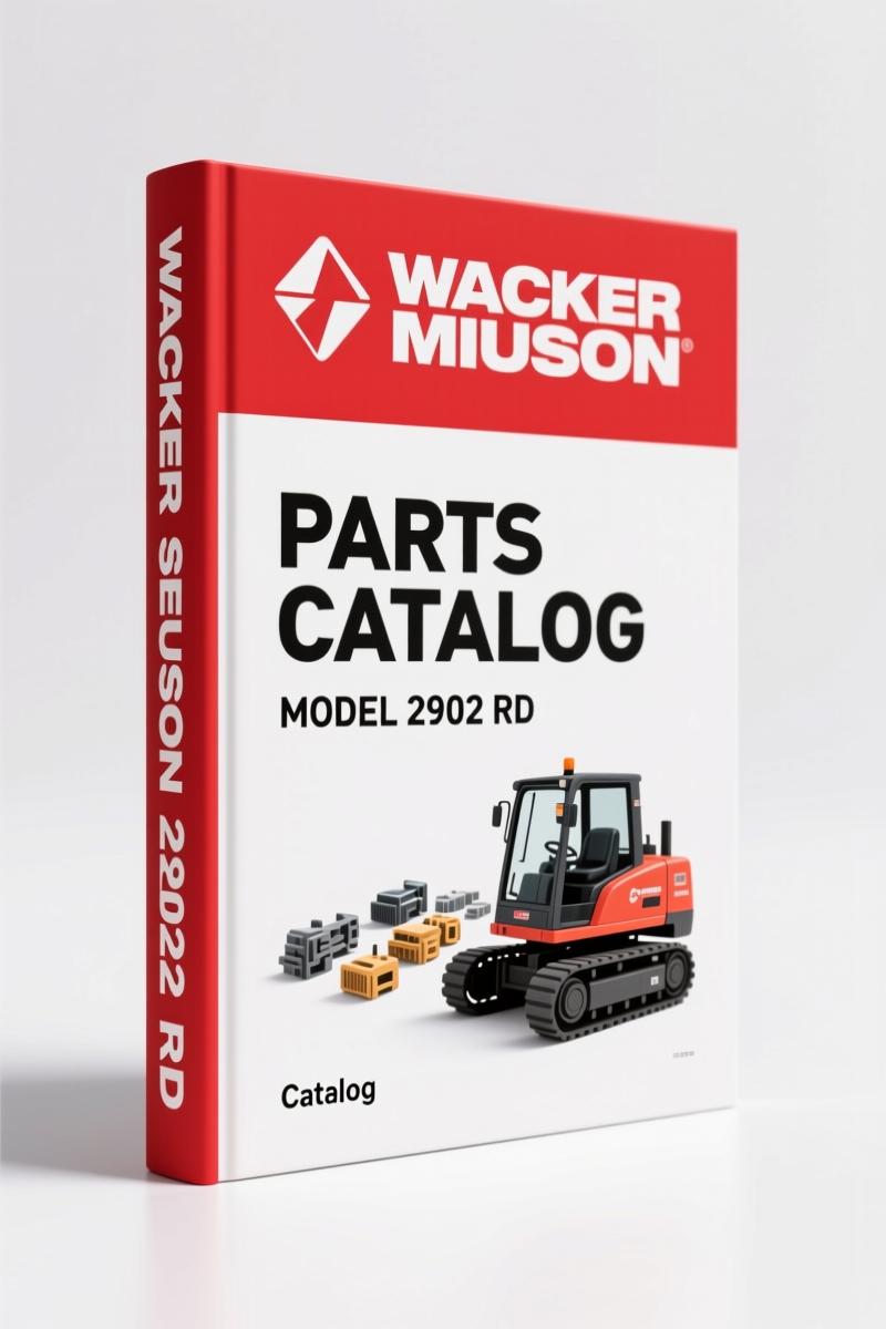 Wacker Neuson 2902 RD 2009 Parts Catalog – OEM Parts Data
