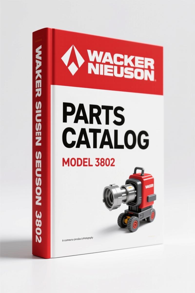 Wacker Neuson 3802, 3802 WD 2008 Parts Catalog – 146 Pages | OEM Parts Data